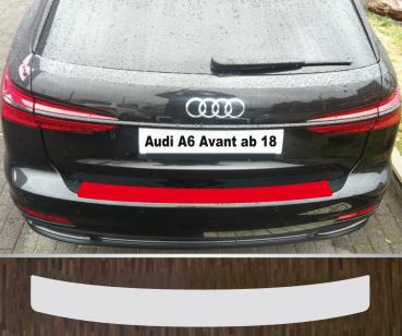 Lackschutzfolie Ladekantenschutz transparent 150 µm für Audi A6 C8 Avant ab 2018